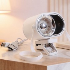고속 클립 USB 충전식 목걸이 자전거 라이딩 야외 라이브 방송용 휴대용