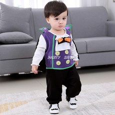 【台灣發貨】BABY嬰兒可愛吸血鬼裝 萬聖節服裝 舞會變裝派對 兒童變裝服, 1個, 80(6-9M)
