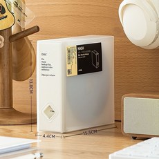 CD/DVD光碟收納冊, 1個, 白色-24入