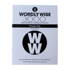 Wordly Wise 3000: Book 3 Answer Key (4/E)