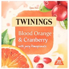 트와이닝 과일차 블러드 오렌지 크랜베리 20개입, 20