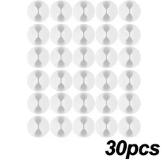 5/50Pcs 케이블 클립 와인 더 주최자 라운드 충전기 코드 클립 데스크 깔끔한 관리 와이어 접착 홀더 클램, 04 30x White