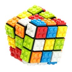 마술 공연 빌딩 블록 큐브 3x3x3 퍼즐 분리형 전문 매직 3x3 교육 완구 선물 Diy Cubo Magico 240797