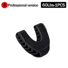 U 모양 턱 운동기 새로운 얼굴 팝 N 이동 입 Jawline 얼굴 피트니스 근육 씹는 공 물린 차단기 훈련 장비, [02] 블랙