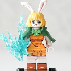 핸드브릭 팩토리 커스텀 미니브릭 피규어 원피스 해적 호환 블록호환, 091. 왕의 새 캐럿, 1개
