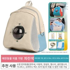 슈가글라이더 날다람쥐 여행용 가방 햄스터 앵무새 애완동물 새 조류 소형 동물 경량 휴대용 통기성 용품 반려동물 캐리어, 1개, 파란색 대형 통기성 외출 가방