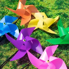 왕바람개비 만들기, 10개, 주황