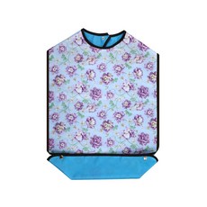 성인 턱받이 성인 앞치마 방수 환자용턱받이 식사 간병 요양, 1개, 자모란