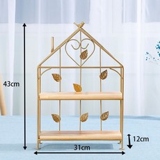 托盤點心架面包架實木多層蛋糕甜品臺展示架婚慶冷餐擺臺套裝婚禮, 房架, 1個