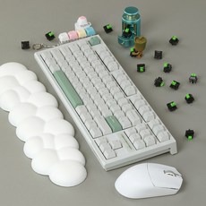 SPM PL87C PBT 유선 몽돌 텐키리스 87키 게이밍 기계식 키보드 - 라이트그레이, 독자규격 스위치, PL87C몽돌