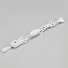 IS리빙 T5 LED 2핀 8자 스위치 연결잭 3m 전선연결잭, T5_LED전원스위치잭3M