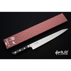 醉心 Suisin 炭素鋼 本燒 劍形 筋引刀，附贈絨布刀夾, 1個, 270mm(單刀)現貨送刀夾