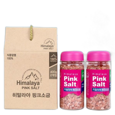히말라야 핑크소금 선물세트 입, 400g, 2개