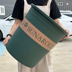 플라스틱 대형화분 원예 가드닝 특대형 6호7호 택1 꽃화분, 6호(33.4cm x 31.7cm), 1개