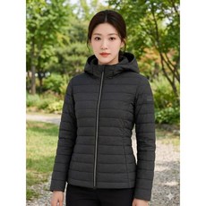 콜핑 여성 겨울 덕다운 경량 멜란지 등산 패딩 자켓 KSC682UJ3W