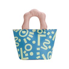 高硼矽玻璃飯盒 可微波爐加熱 便當盒 保鮮分格餐盒, 1個, 保溫袋【粉色手柄】