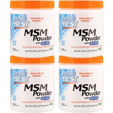 Doctor's BEST MSM保健粉, 4罐, 250g