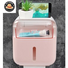 리프로센터 더바스 서랍형 휴지 디스펜서 핑크 화장지케이스 휴지걸이 휴지디스펜서
