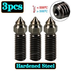 Ender 3 v3 KE 깍지 고속 화산 깍지 사이드 와인더 X1 X2 황동 구리 도금 경화 노즐용 Creality K1K1 Max, 2)Package3-Hardened