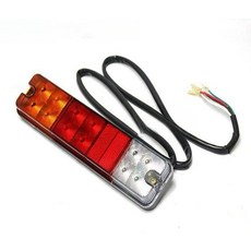 중장비 LED 화물차 오프로드 옐로우 지게차 작업등, 12V-24V 플러그인 커넥터, 1L, 1개