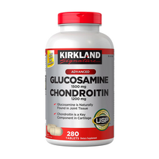 3개X 커클랜드 글루코사민 1500mg 콘드로이틴 1200mg 280정192881, 280정, 3개
