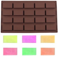 EPYHREHM 12개의 캐비티 그래놀라 바 몰드 직사각형 실리콘 초콜릿 에너지 바 단백질 영양 시리얼 바용, D