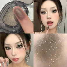 메탈릭 스모키 모노크롬 아이 섀도우 팔레트 글리터 펑크 블랙 쉬머 펄 메이크업 샤이니 누에, 05 04