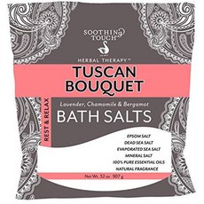 Soothing Touch 허벌 테라피 배스 솔트, Tuscan Bouquet, 907g, 1개