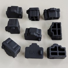 rj45커넥터 이더넷 허브 포트 LAN 패널 커넥터 케이블 RJ45, 블랙500개