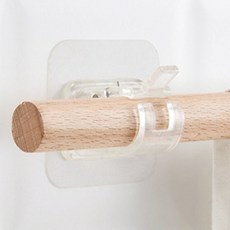 봉 브라켓 강력한 접착력 가리개 커튼 설치 5kg 2p