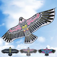 독수리연 150cm 대형연 간편한 설치 농업용 모형독수리 유해조수 퇴치 새 피해예방 새쫓기 연날리기, 먹분홍독수리연, 1개, 먹분홍독수리연