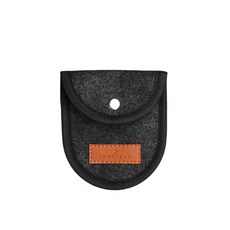 移調夾彈片收納包 質感小包包 彈片包包 移調夾包包 收納包 樂器配件收納包 灰色 黑色 配件收納包 收納配件包, 1個, 黑