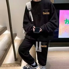 FOUNDATIONAL 寬鬆休閒運動套裝 男士衛衣衛褲兩件套