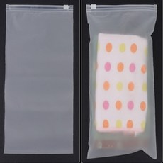 더블유몰 무광 슬라이드 지퍼백 7x25cm PVC백