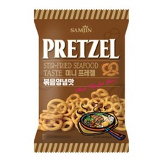 삼진 미니프레첼 볶음양념맛, 70g, 25개
