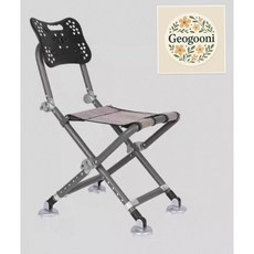 휴대용 등받이 각도 본품 갯바위 의자 민물낚시 소좌대, 03.메탈백 조절 그레이-3