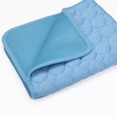 반려동물 올하이 통기성 여름 쿨매트, 01 파란색, 1개