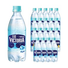 웅진식품 더 빅토리아 4가지맛(플레인 5 레몬5 파인애플5 청포도5), 20개, 500ml