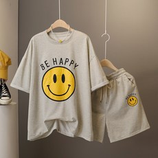 헤이핏 몰디즈 빅 스마일 티셔츠 + 밴딩 팬츠 세트_HYOF117