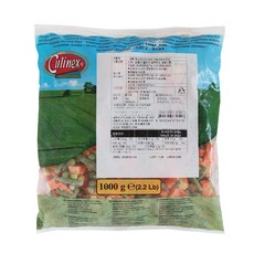 벨기에산 프리미엄 채소믹스(당근 그린빈 완두콩 옥수수), 1개, 1kg