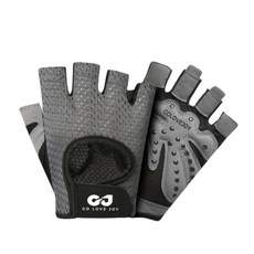 【附發票】REXCHI運動半指手套 自行車健身重訓防滑手套, 灰色, 1套