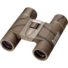 부쉬넬 파우뷰어 컴팩트 폴딩 루프 프리즘 쌍안경, Bushnell 카모, 10 x 25mm