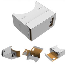 입체경 3D 카드보드 글라스 만들기 창작용 가상 증강현실 체험 VR, 1개