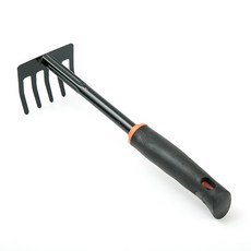 ZIO-BIZ 오발 갈퀴 블랙 / 원예도구 원예용품 5발갈퀴 미니갈퀴 갯벌갈퀴 해루질 장비 갯벌체험 주말농장 체험학습 분갈이 농기구 텃밭꾸미기 텃밭도구, 1개