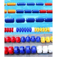 수영장코스로프 경기 부이 수영장 레일 안전선 경계선 레인볼 부표 선 트렉 로프, 6cm 강철 로프 수영선