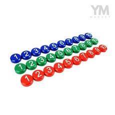 YM 숫자 자석 아기자석놀이숫자, 초록