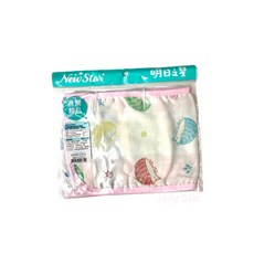 【明日之星】四層紗繽紛森林嬰兒肚圍-森林小刺蝟/天空藍/櫻花粉/四種尺寸/