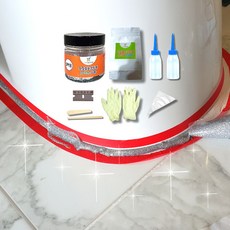 매직스토리 수직용 테두리용 100g 줄눈 (주제와 경화제만) 실버펄 반짝이 타일줄눈보수제 줄눈틈새충진용, 1개