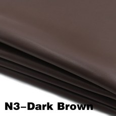너비 135cm Litchi PU Leatherette 가짜 가죽 패브릭 합성 바느질 보우 가방 브로치 소파 자동차 DIY Hademade 소재, n3 다크 브라운, 50x68cm, N3 다크 브라운