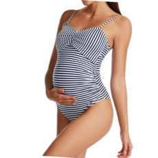 임산부수영복 임산부 모노키니 임부 맘 만삭 수영복 스트라이프